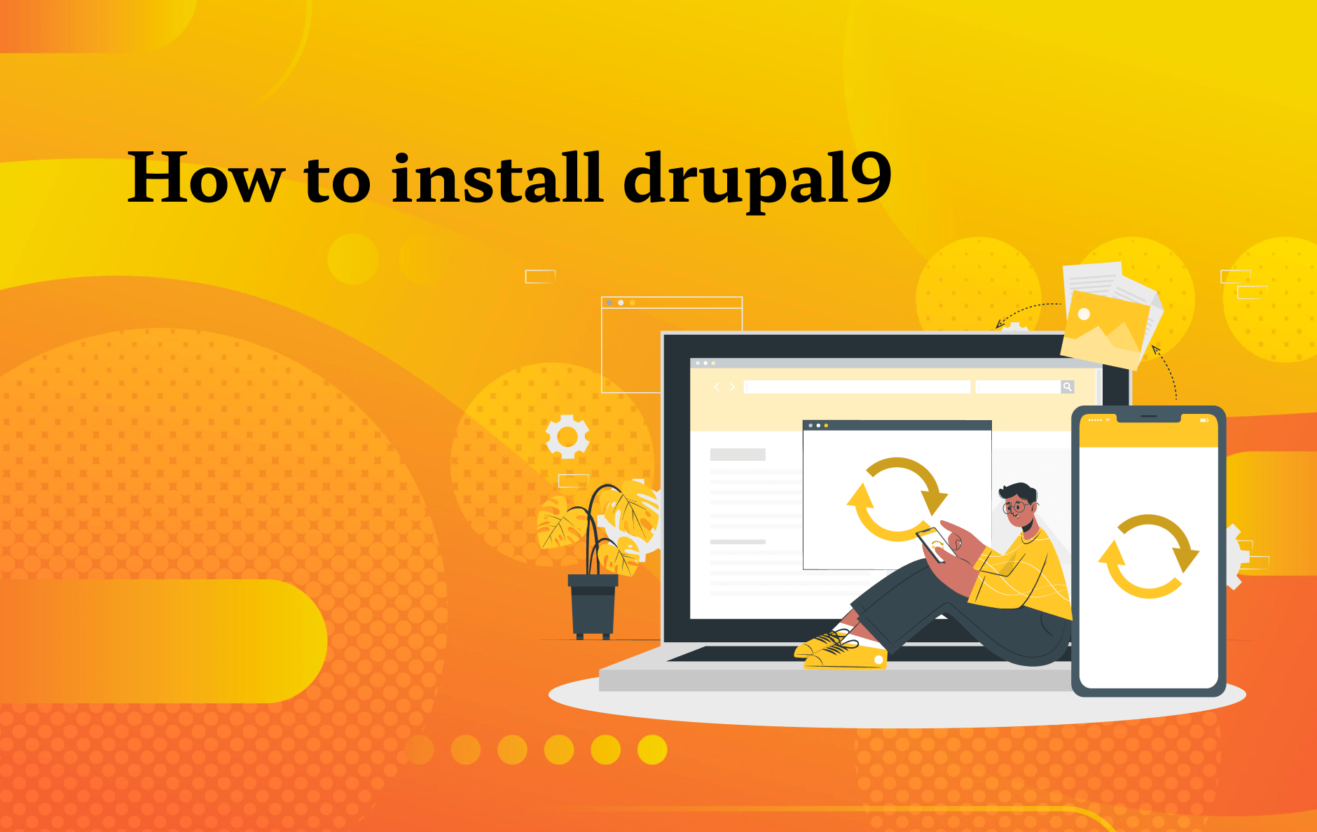 How to install drupal9 image