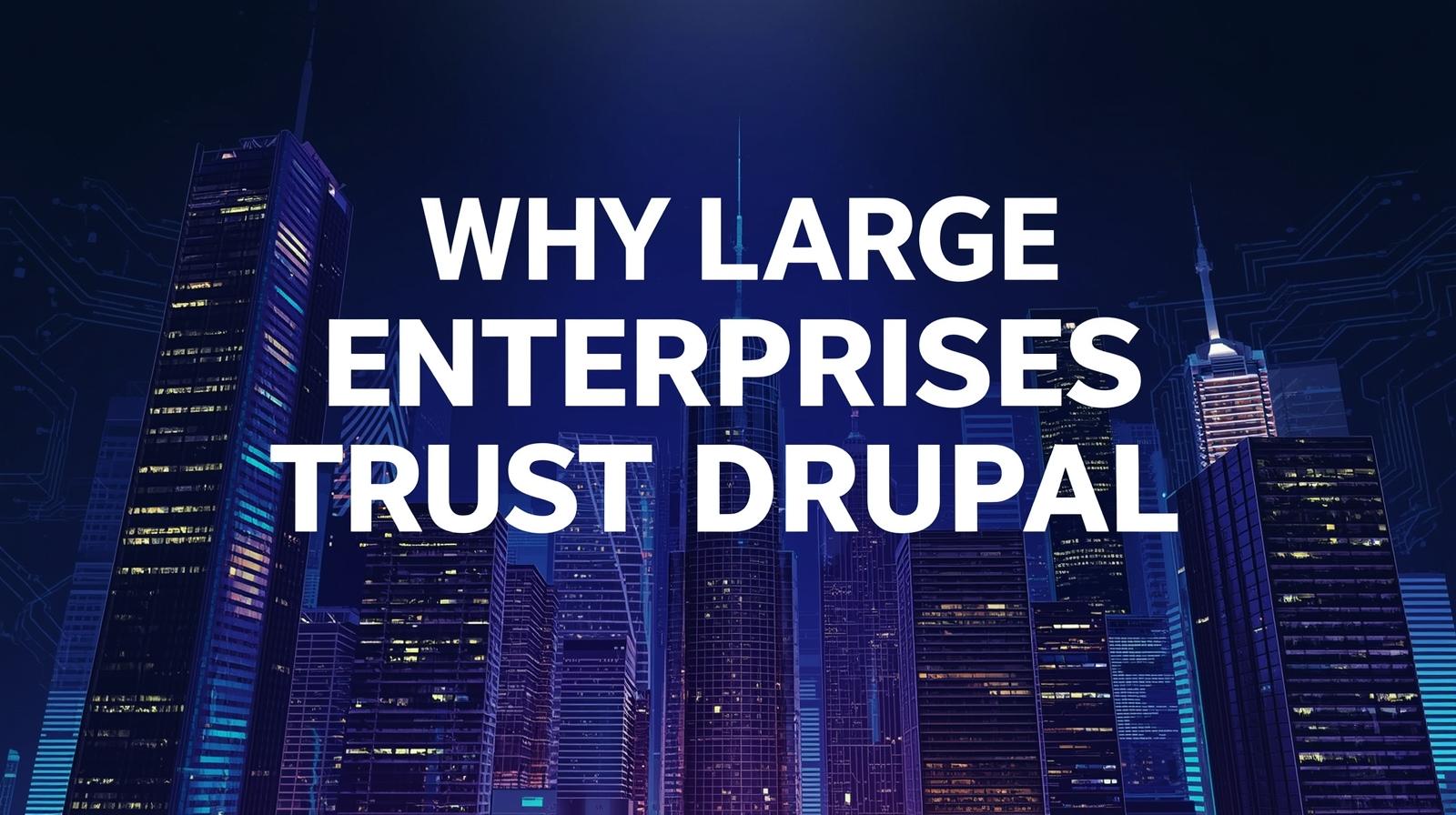 Why Large Enterprises Trust Drupal