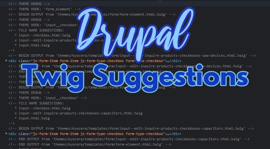 Drupal Twig Template Suggestions